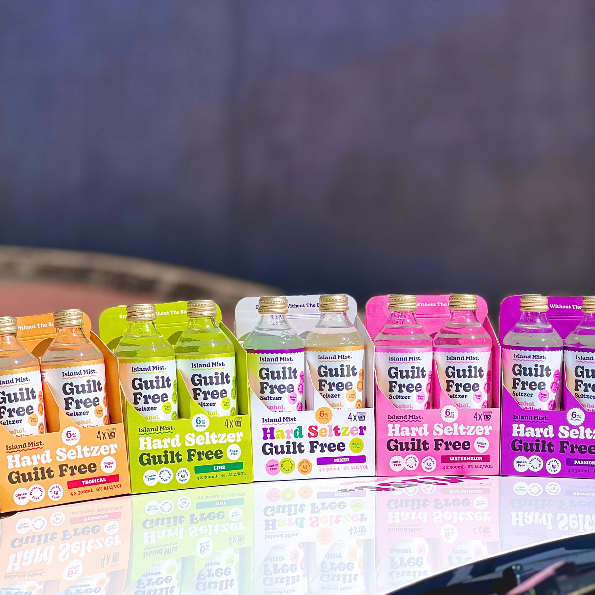 6% Party Pack - Island Mist Hard Seltzer - 12 x 300ml