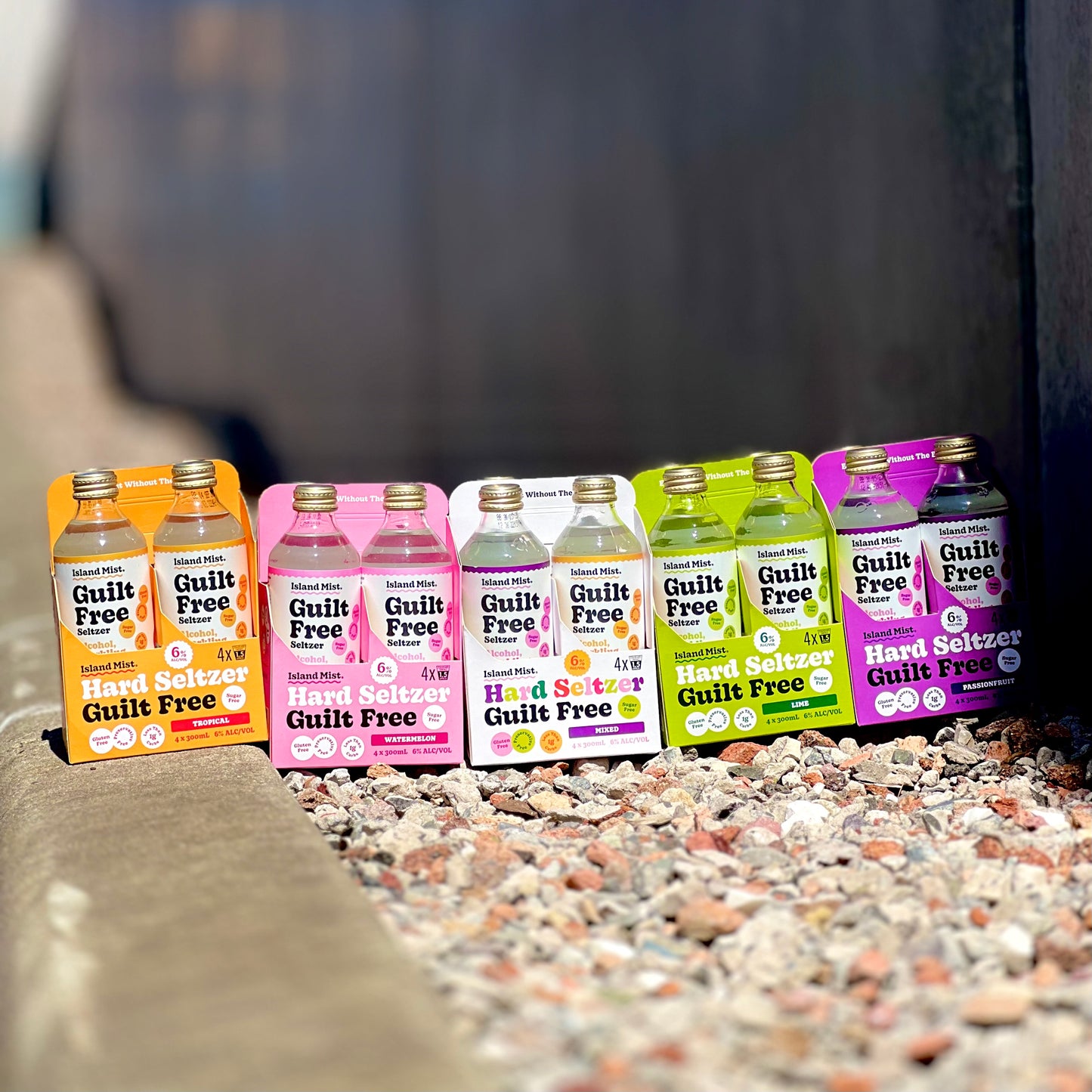 6% Party Pack - Island Mist Hard Seltzer - 12 x 300ml