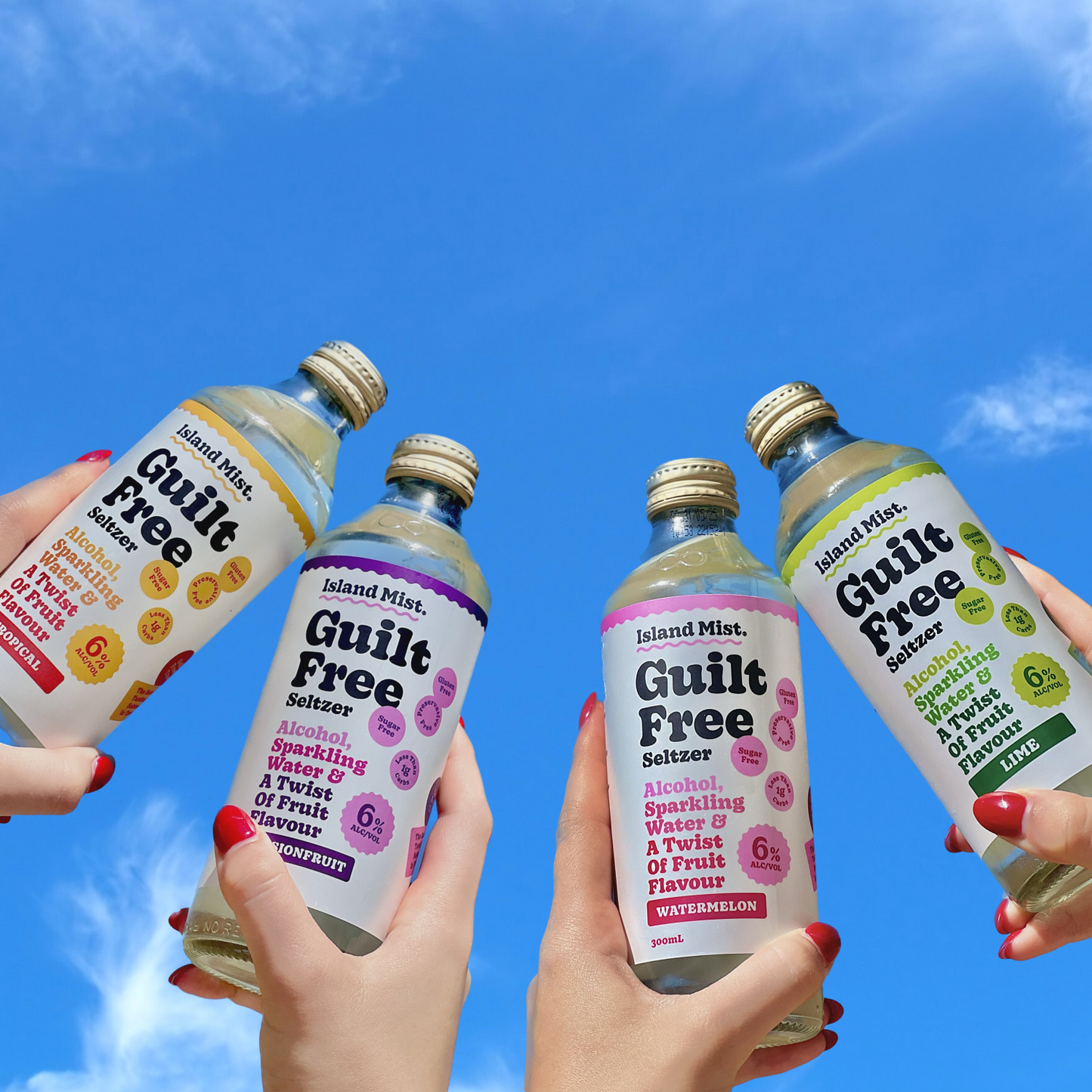 6% Party Pack - Island Mist Hard Seltzer - 12 x 300ml