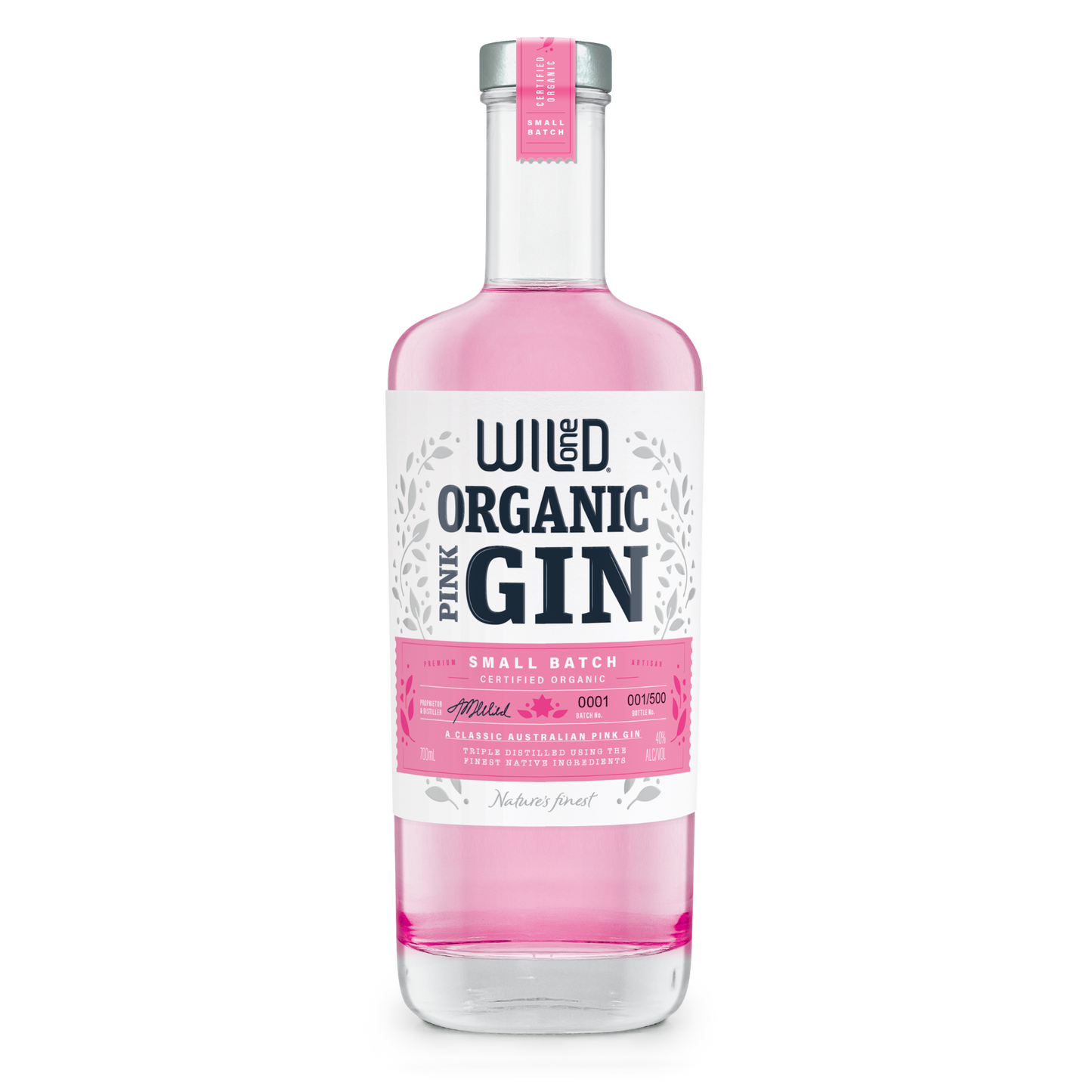 Wild One Organic Pink Gin - 700ml